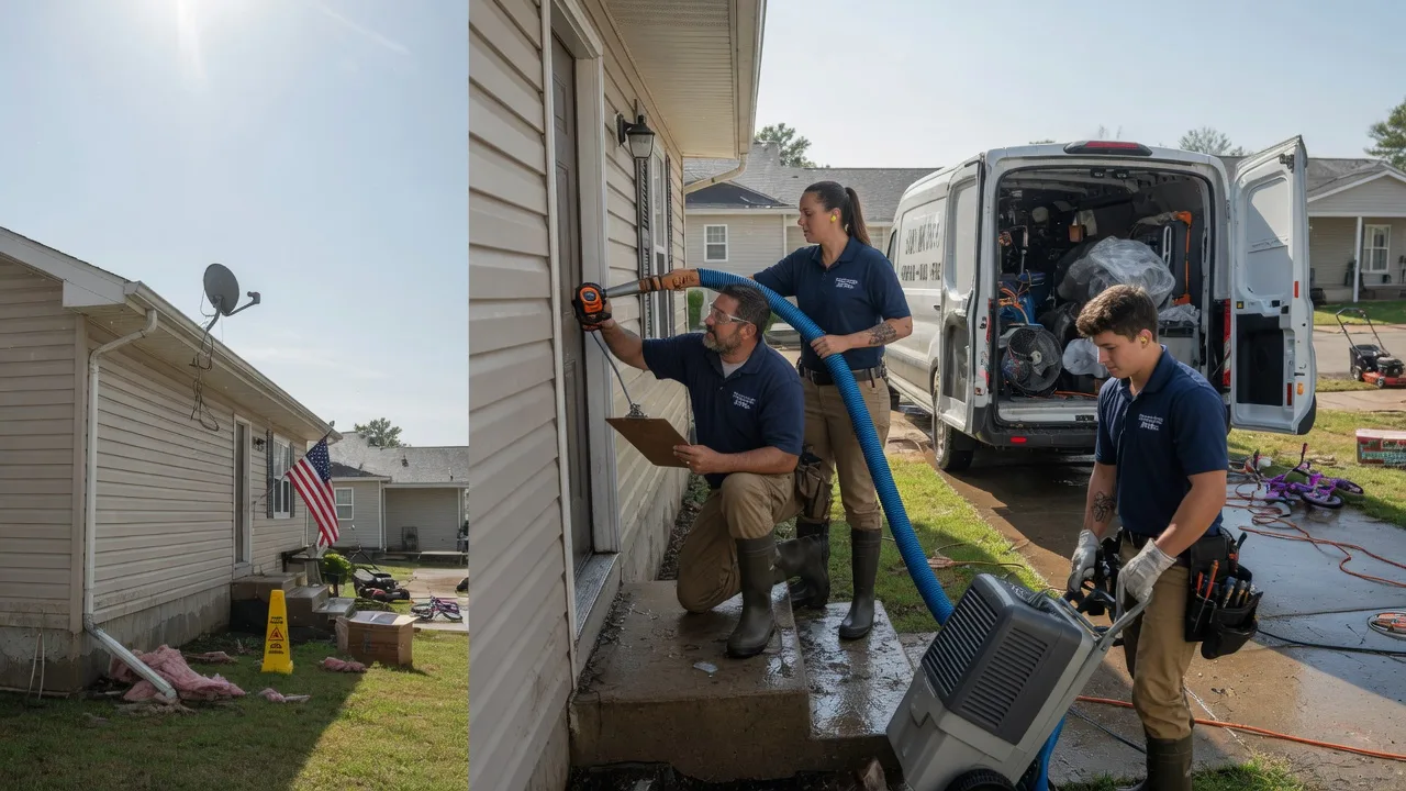 Ceiling Water Damage Restoration in Newhope, AR near me